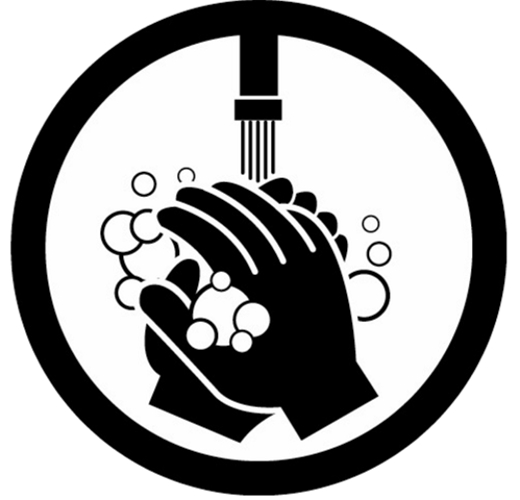 Wash Hands Logo Stamps