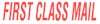 Ultimark Message Stamp - FIRST CLASS MAIL