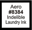 Aero 8384 Indelible Laundry Ink