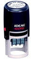 IDEAL 400R Round Self-Inking Rubber Stamp